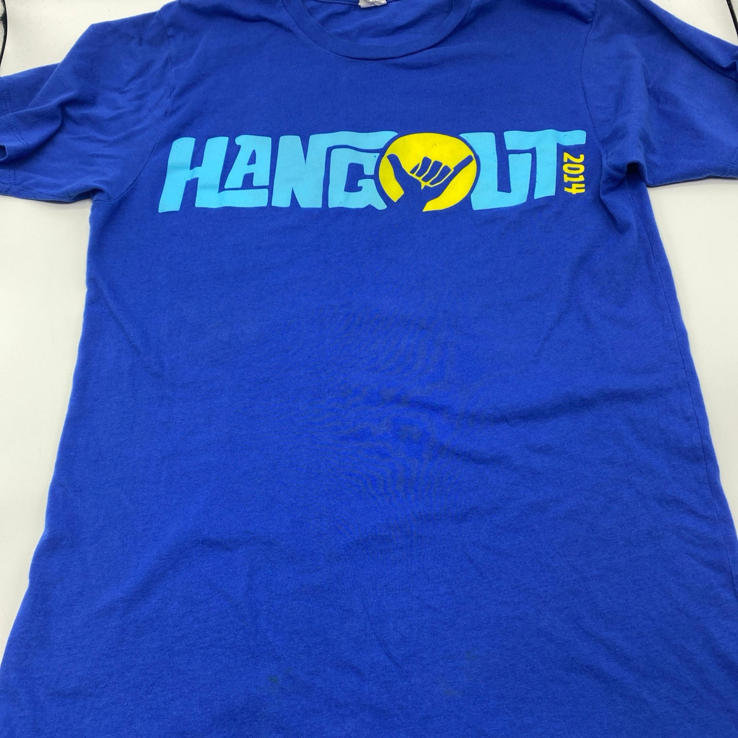 Hangout Festival 2014 Gulf Shores Alabama Ocean Blue Small Crew Tee Shirt