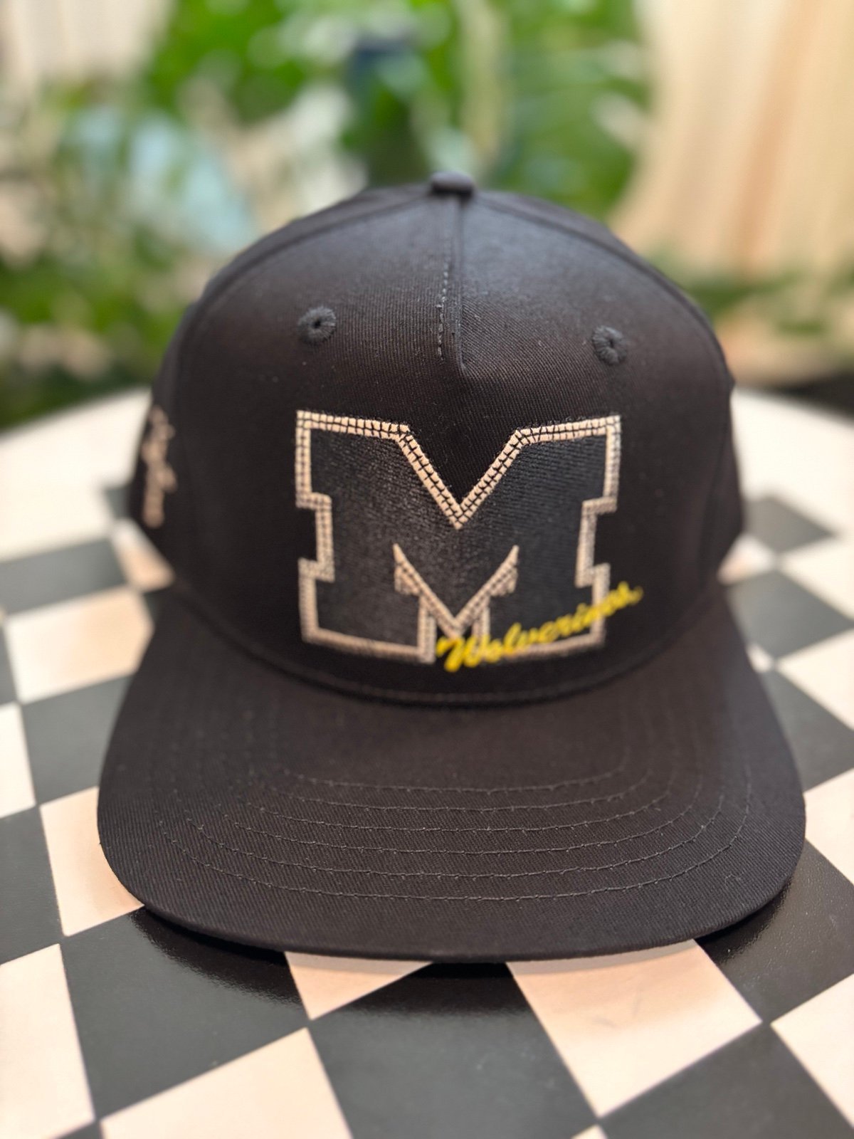 TRAVIS SCOTT CACTUS JACK Michigan Wolverines MITCHELL & Ness Snapback Hat 2024
