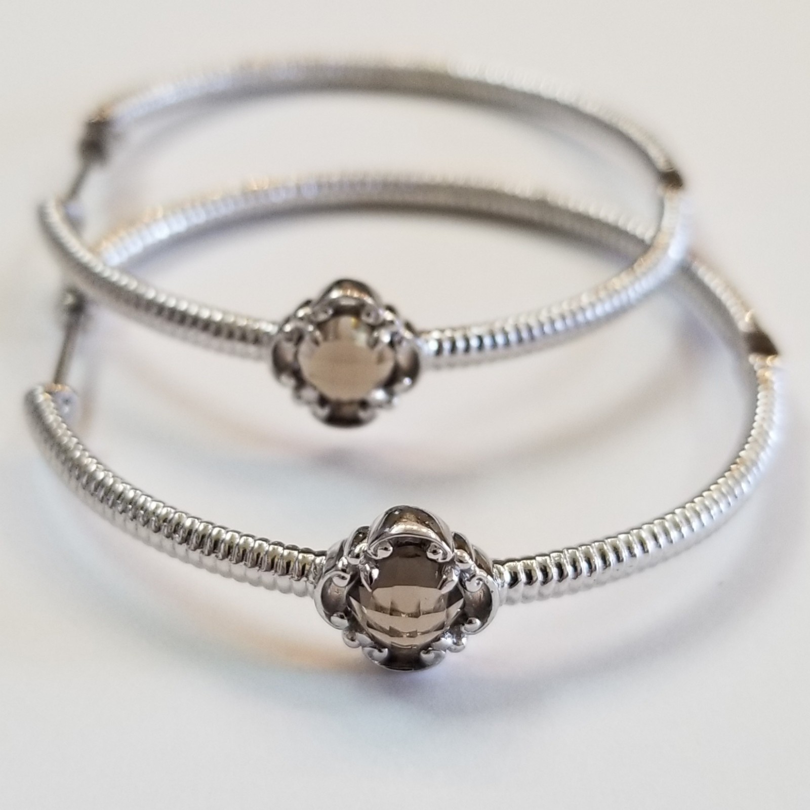 hoop earrings