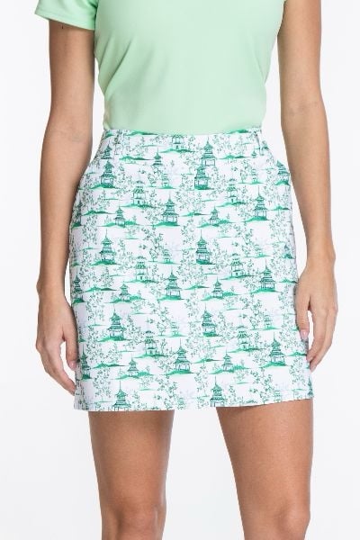 Sport Haley Medium Skirt with Under Shorts Liner Dauphine pockets Cadet Blue NWT