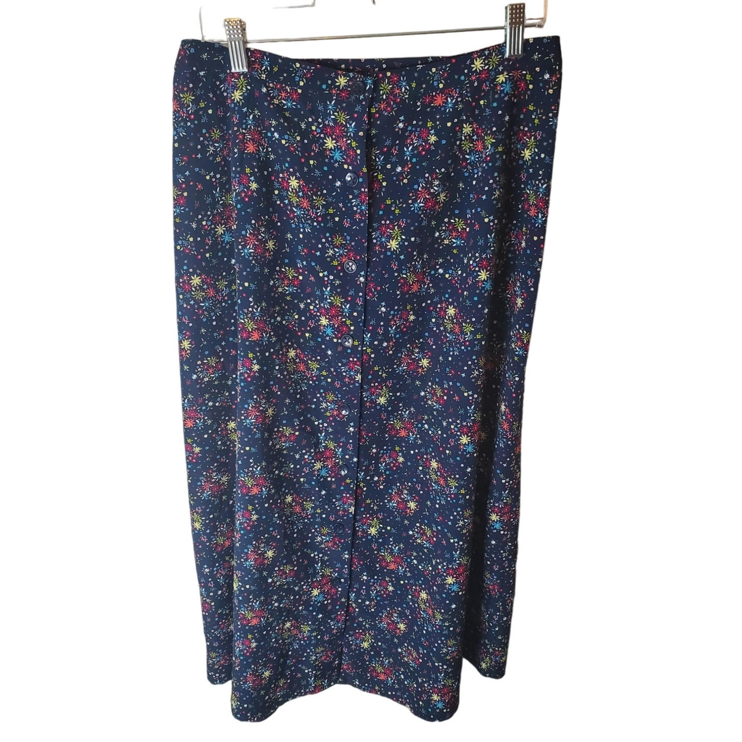 C.J. Banks Button Front Maxi Skirt, 14W