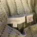 INHABIT Chunky Cotton Sweater Long Sleeve Knit Pullover Green Women Small 360