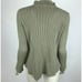 INHABIT Chunky Cotton Sweater Long Sleeve Knit Pullover Green Women Small 360