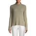 INHABIT Chunky Cotton Sweater Long Sleeve Knit Pullover Green Women Small 360