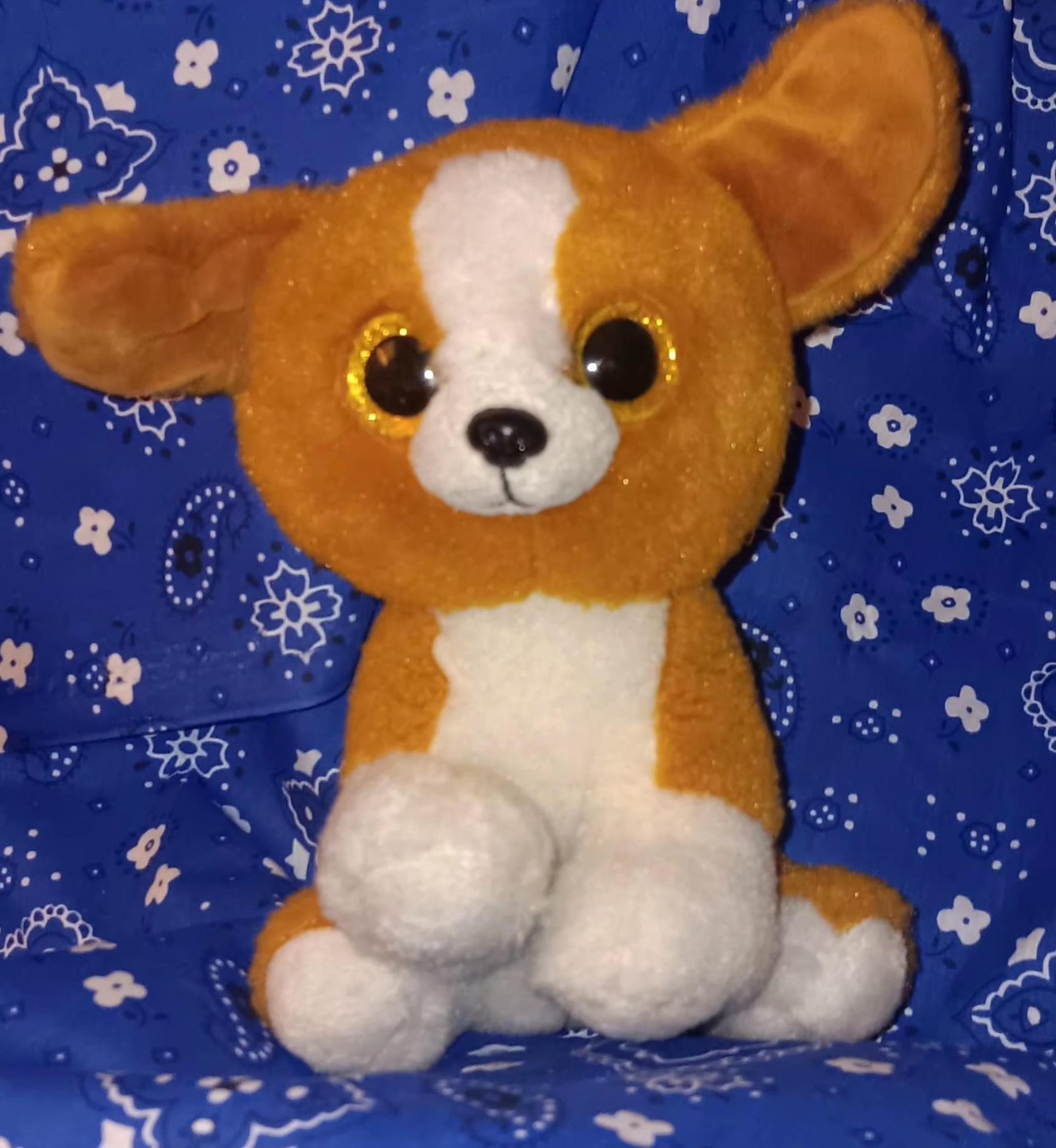 Ty Beanie Boo Snicky Beagle Dog 2017 Tan and Black 7" Rare Collectible plush