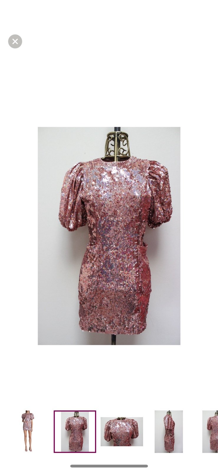 Rotate birger christensen katie sequin mini dress xs nwt