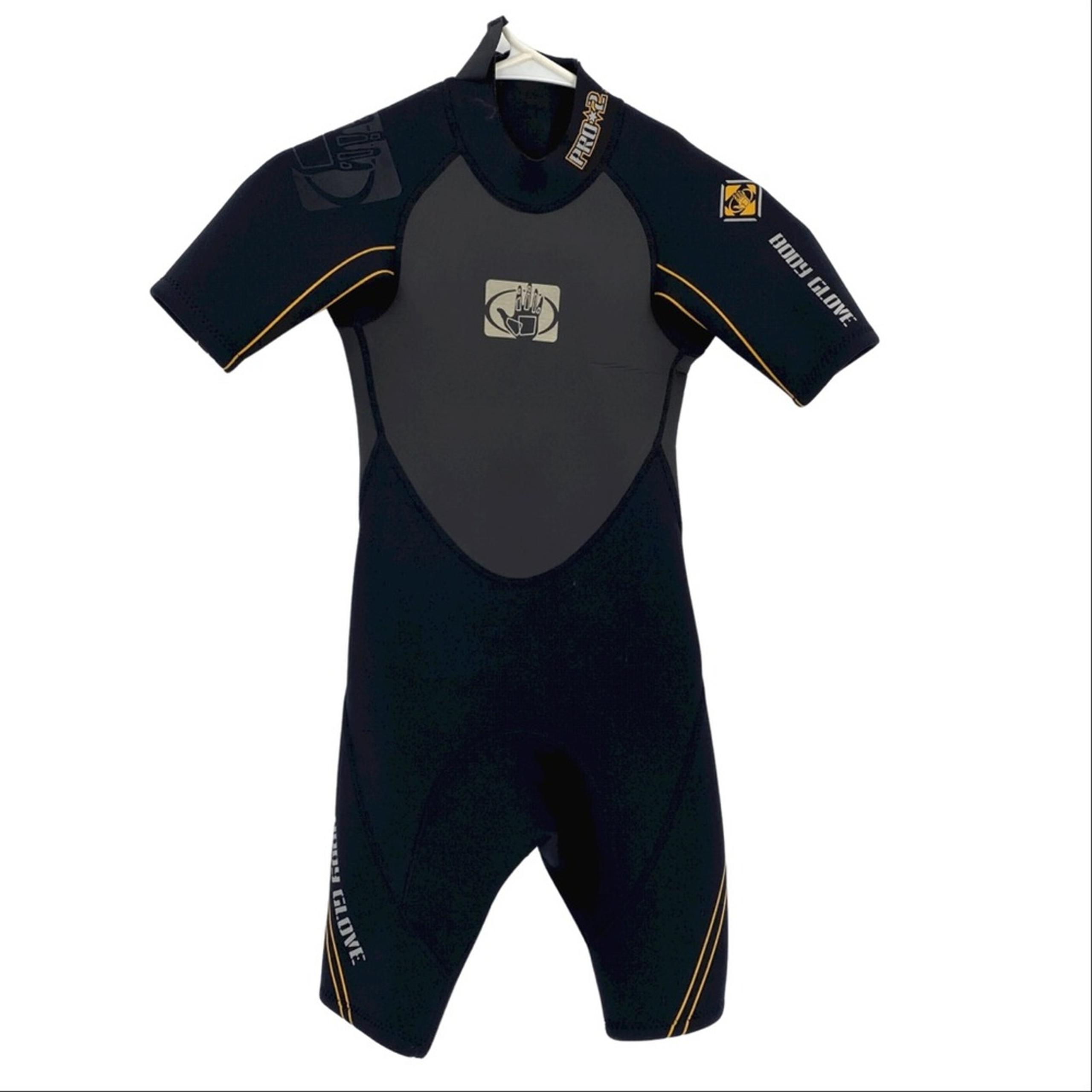 Body Glove black grey shorty spring wetsuit Pro 2 junior size 8 unisex