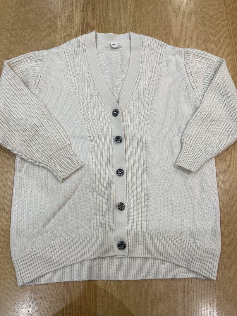 Hermès Cashmere Cotton Cardigan 38