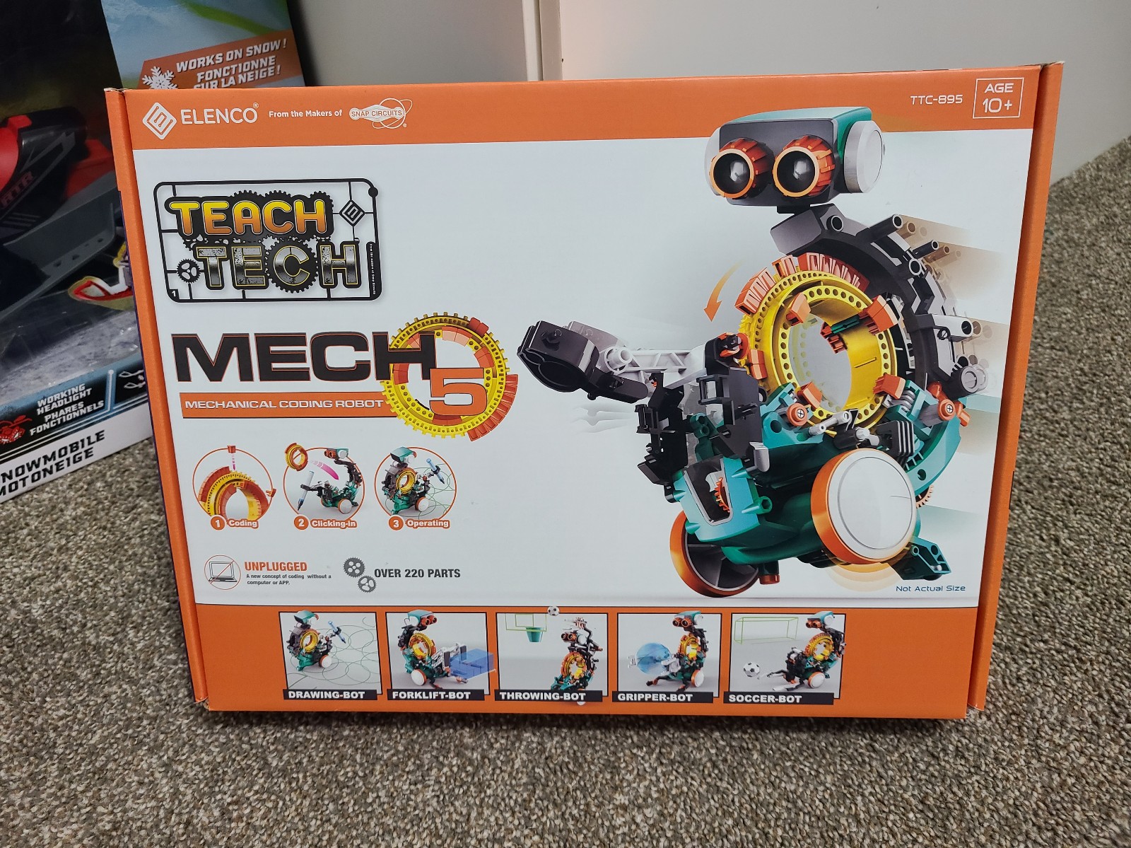 Teach Tech Mech 5 Entry Level Mechanical Coding Robot STEM Toys