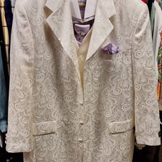 Big and tall Sea Patteen Daniel Ellissa Suit Top men's size 19.5 (36-37) vintage