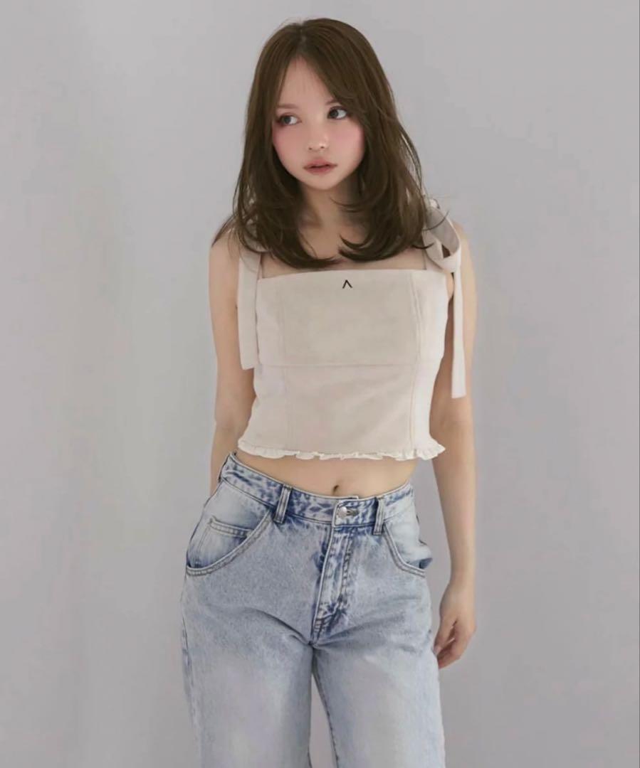 ANDMARY】Mei ribbon tops