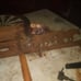 Vintage salon jacket holder