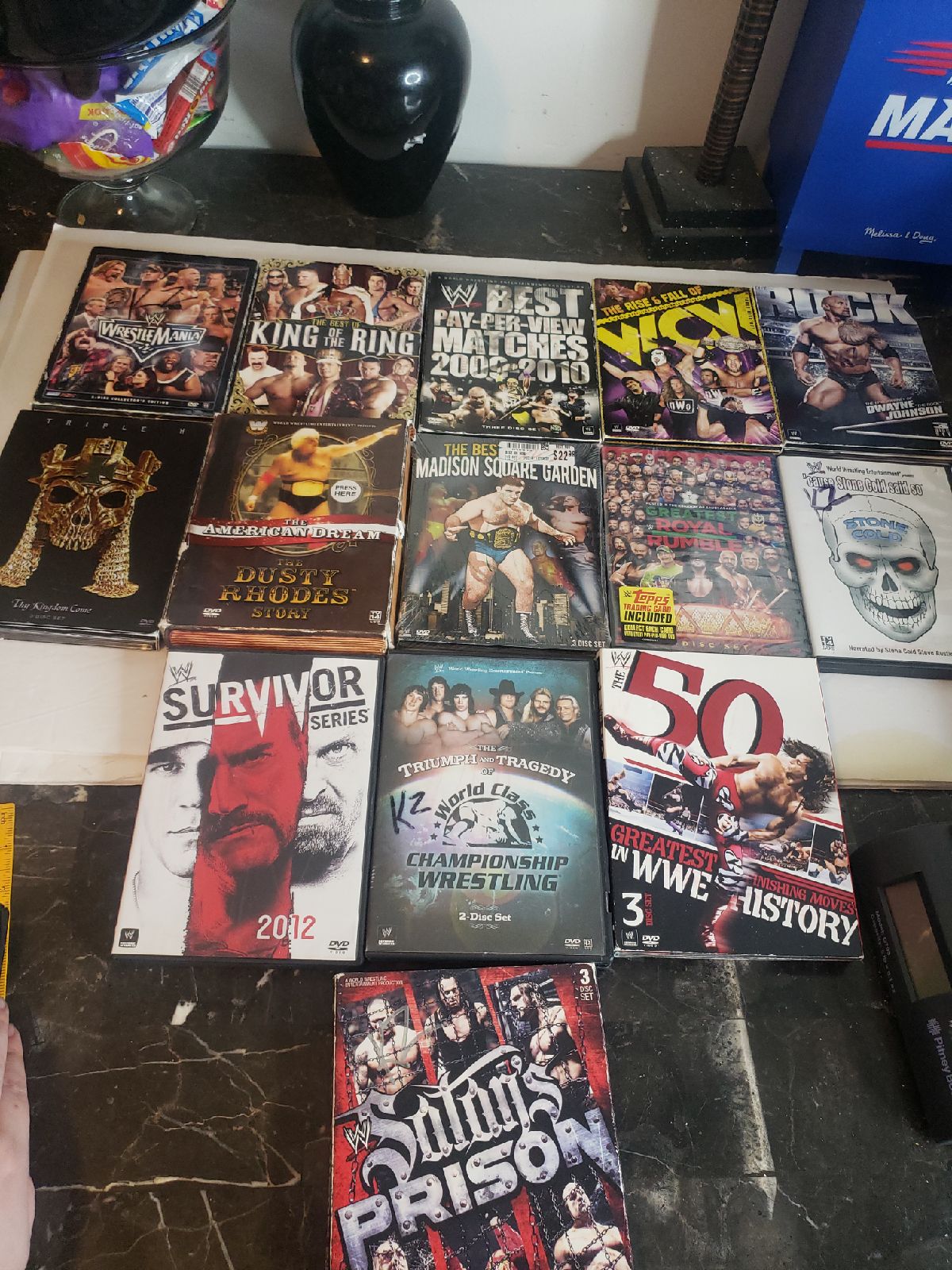 WWE Wrestling DVDs Lot x14