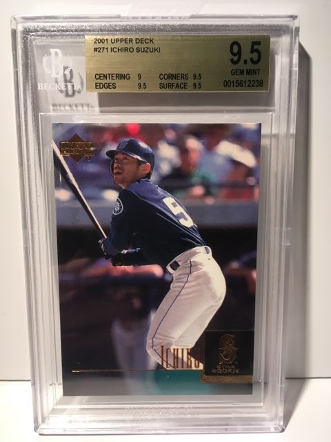2001 Upper Deck Ichiro #271 Rookie Card Beckett 9.5 Seattle Legend