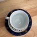 Vtg Limoges China Imperial Porcelain CobaltBlue Cup Saucer Replacement Rare Find