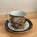 Vtg Limoges China Imperial Porcelain CobaltBlue Cup Saucer Replacement Rare Find