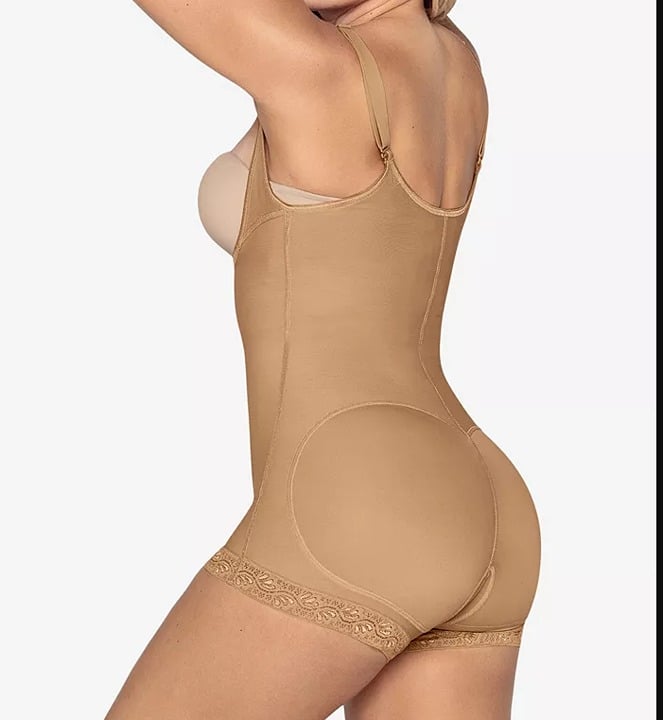 Leonisa Firm Compression BoyShorts Bottom Body Shaper Beige NWT Sz XXL