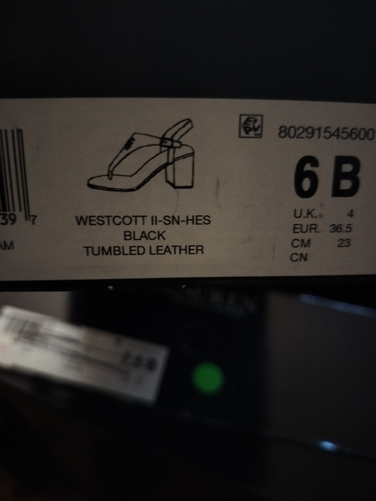 Lauren Ralph Lauren black westscott tumbled leather.size,6