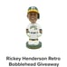 NEW RETRO Oakland Athletics A's 2024 Rickey Henderson SGA Bobblehead 9/20/24