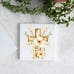 Set of 4 Cross Ceramic Coasters