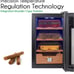 Nutrichef Cigar Humidor & Wine Cooler