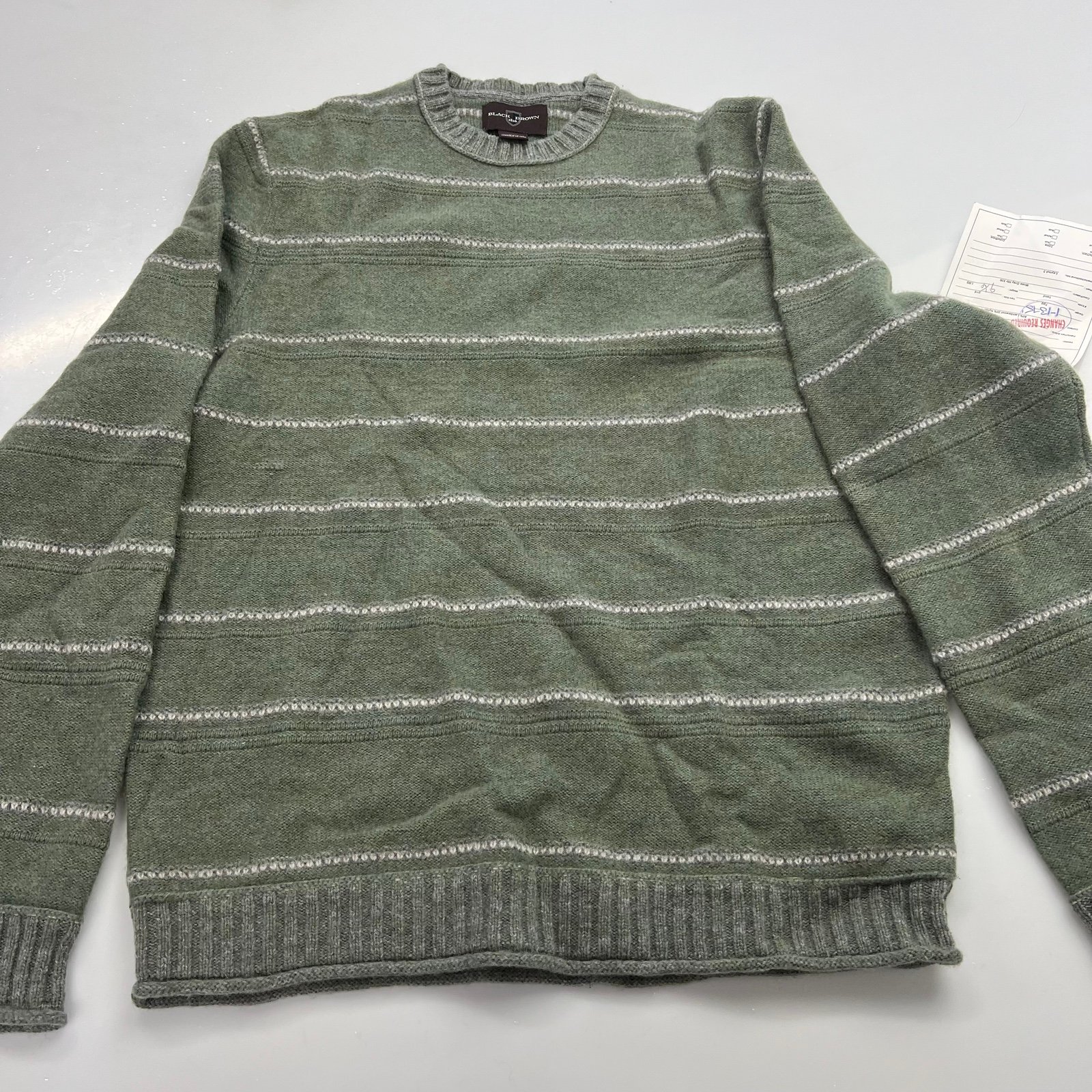 Black brown 1826 men’s crewneck Sweater M m29-25