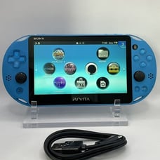 Sony PS Vita 2000 in Aqua Blue With 128GB SD, 200+ Games, and Charger