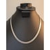 20 7mm Marked 925 Milor Italy Sterling 2 Faced Flat Herringbone Necklace