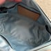 Vintage 2007 Coach Monogram “C” Canvas + Leather Cosmetics Bag Brown / Baby Blue