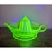 Federal Glass Uranium Depression Glass Manual Citrus Juicer Reamer