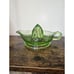 Federal Glass Uranium Depression Glass Manual Citrus Juicer Reamer