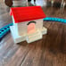 Vintage Aviva Snoopy Peanuts Charlie Brown Train Set DOES NOT RUN see Descriptio