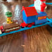 Vintage Aviva Snoopy Peanuts Charlie Brown Train Set DOES NOT RUN see Descriptio