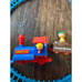 Vintage Aviva Snoopy Peanuts Charlie Brown Train Set DOES NOT RUN see Descriptio