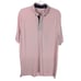 Greyson Icon Polo Micro Dot Wolf Print Pink Purple Accents Button Down Collar L