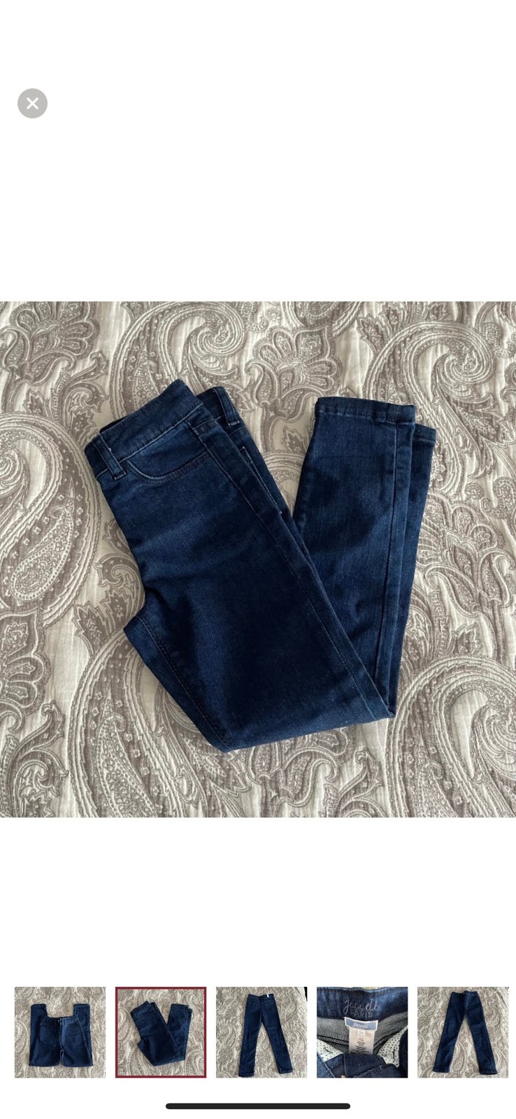 Jacadi girls jeans nwot smoke and pets free home