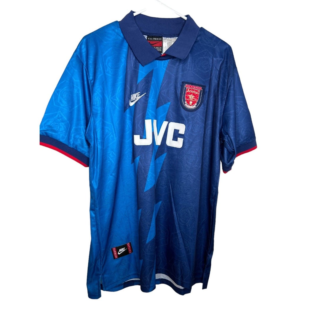 ARSENAL LONDON 1995 1996 AWAY FOOTBALL SHIRT SOCCER JERSEY NIKE sz XL MEN