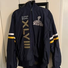 Super Bowl 48 Reversible Hooded Jacket XXL