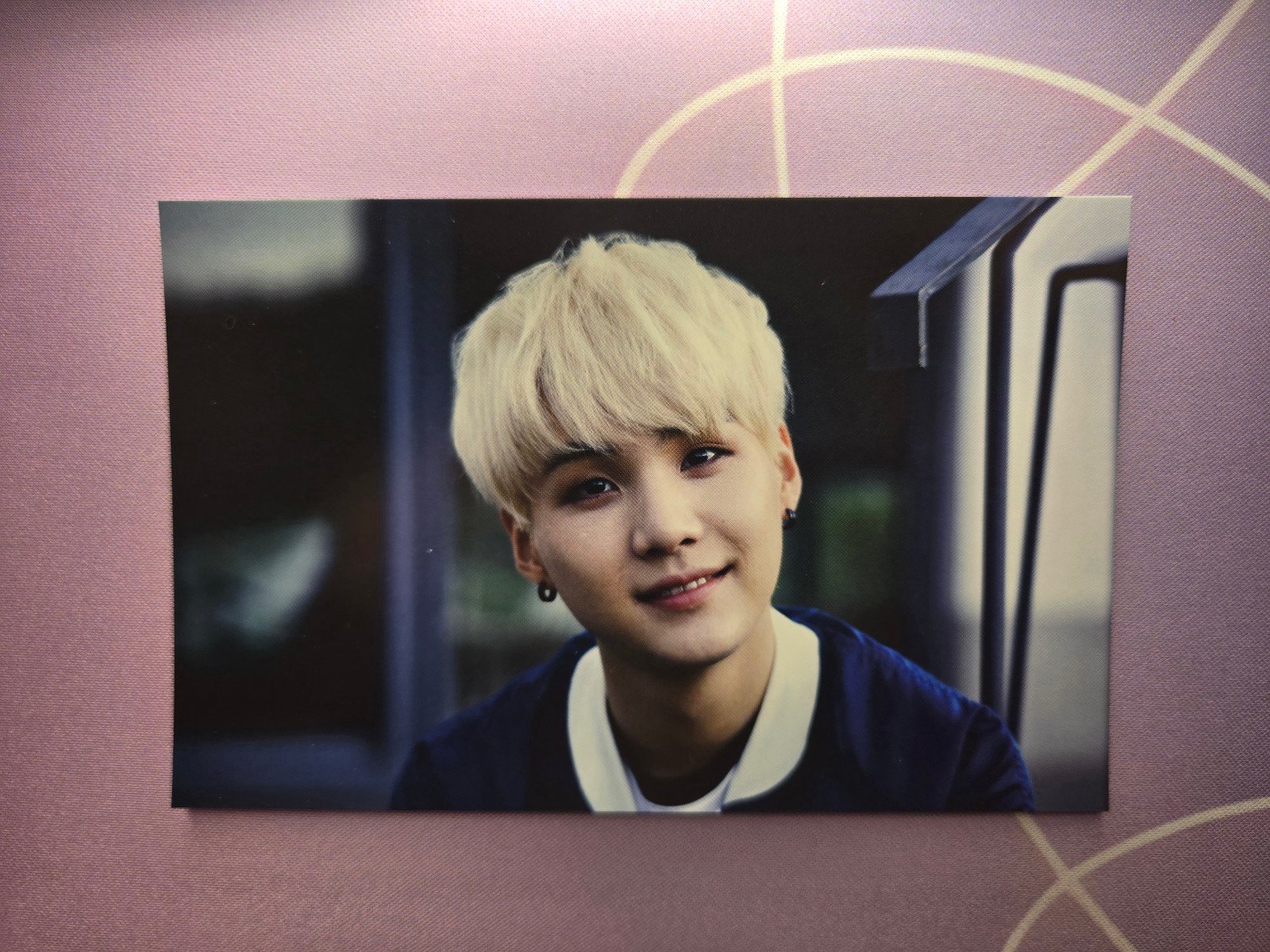 BTS Suga Yoongi 2015 HYYH Epilogue On Stage postcard RARE