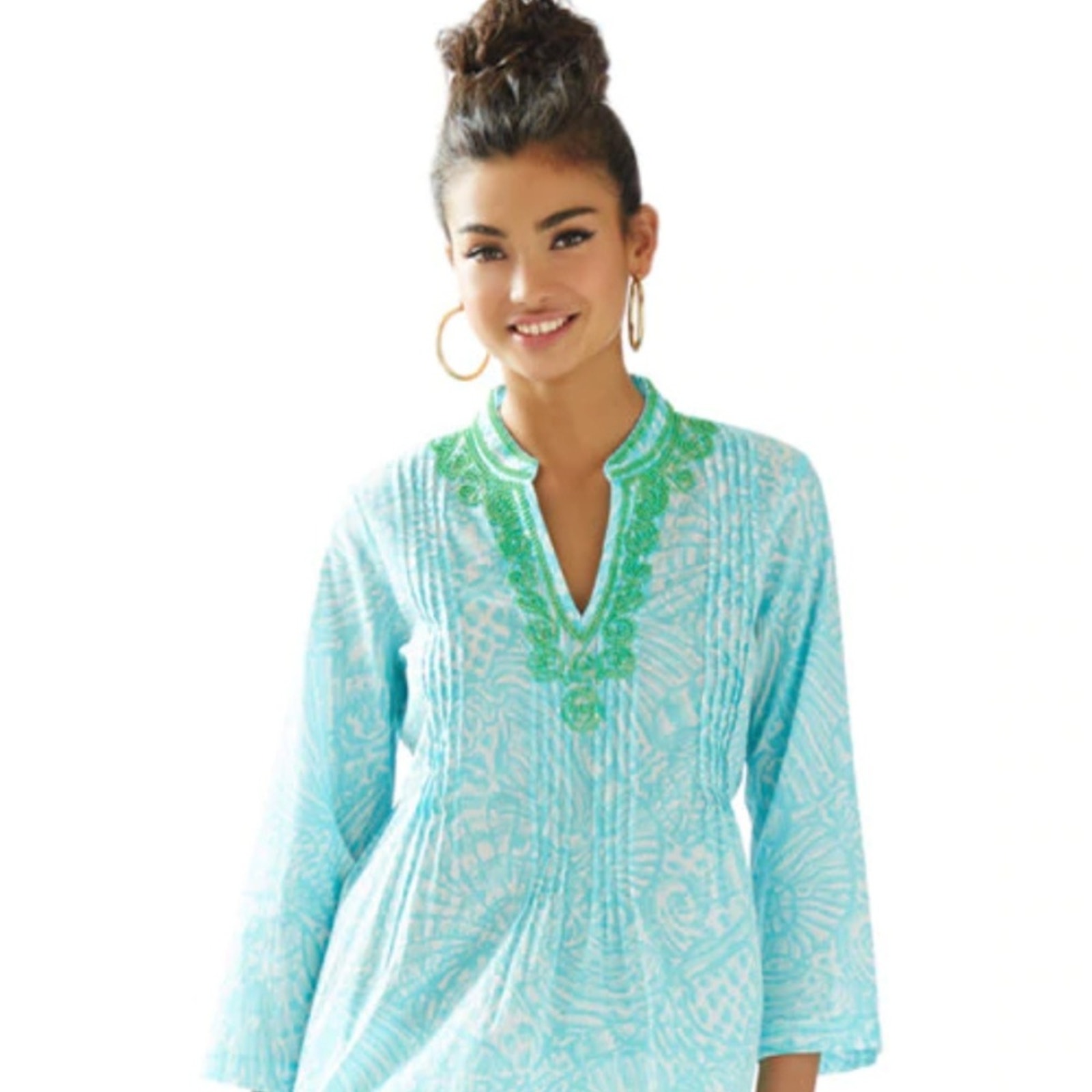 EUC Sarasota Beaded Tunic