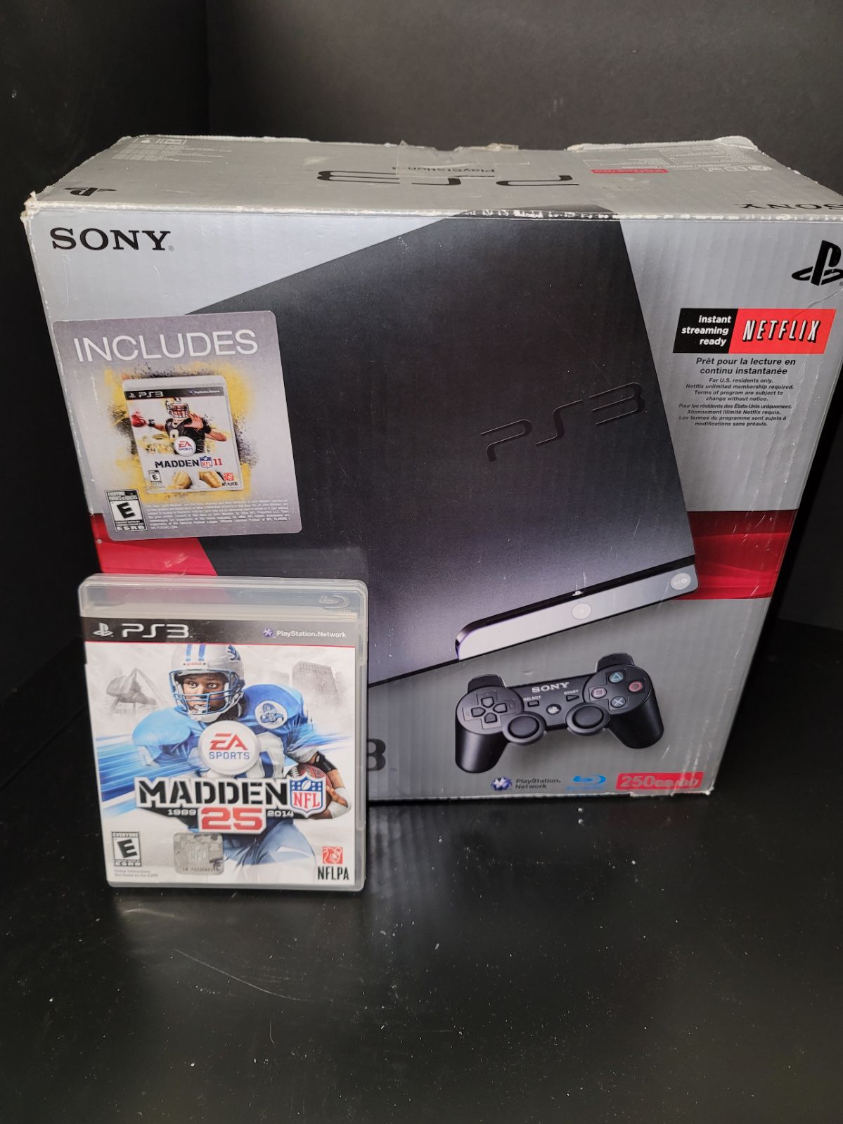 Playstation 3 250gb CIB w/ Madden 25 and