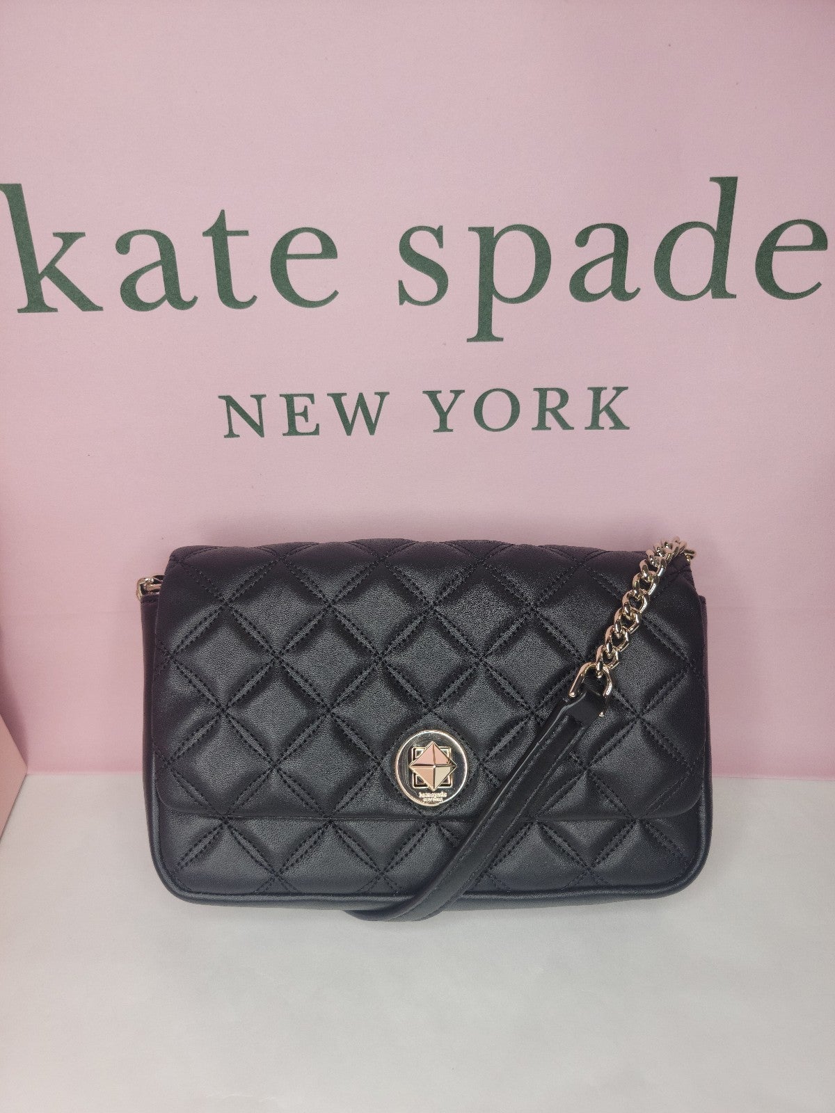 NWT! Kate Spade New York Natalia Leather Crossbody Purse Black 299
