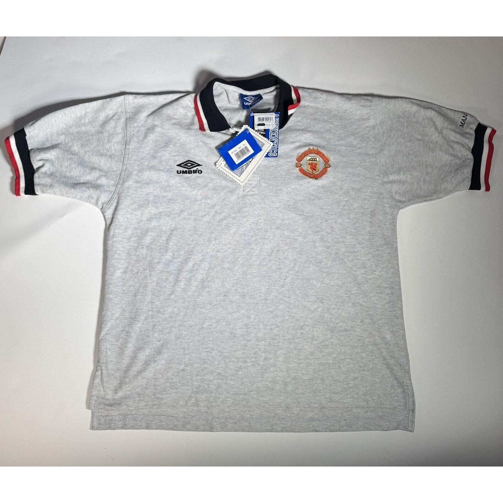 Manchester United 1994 1995 1996 Polo Men's Xl New With It's Original Tags RARE