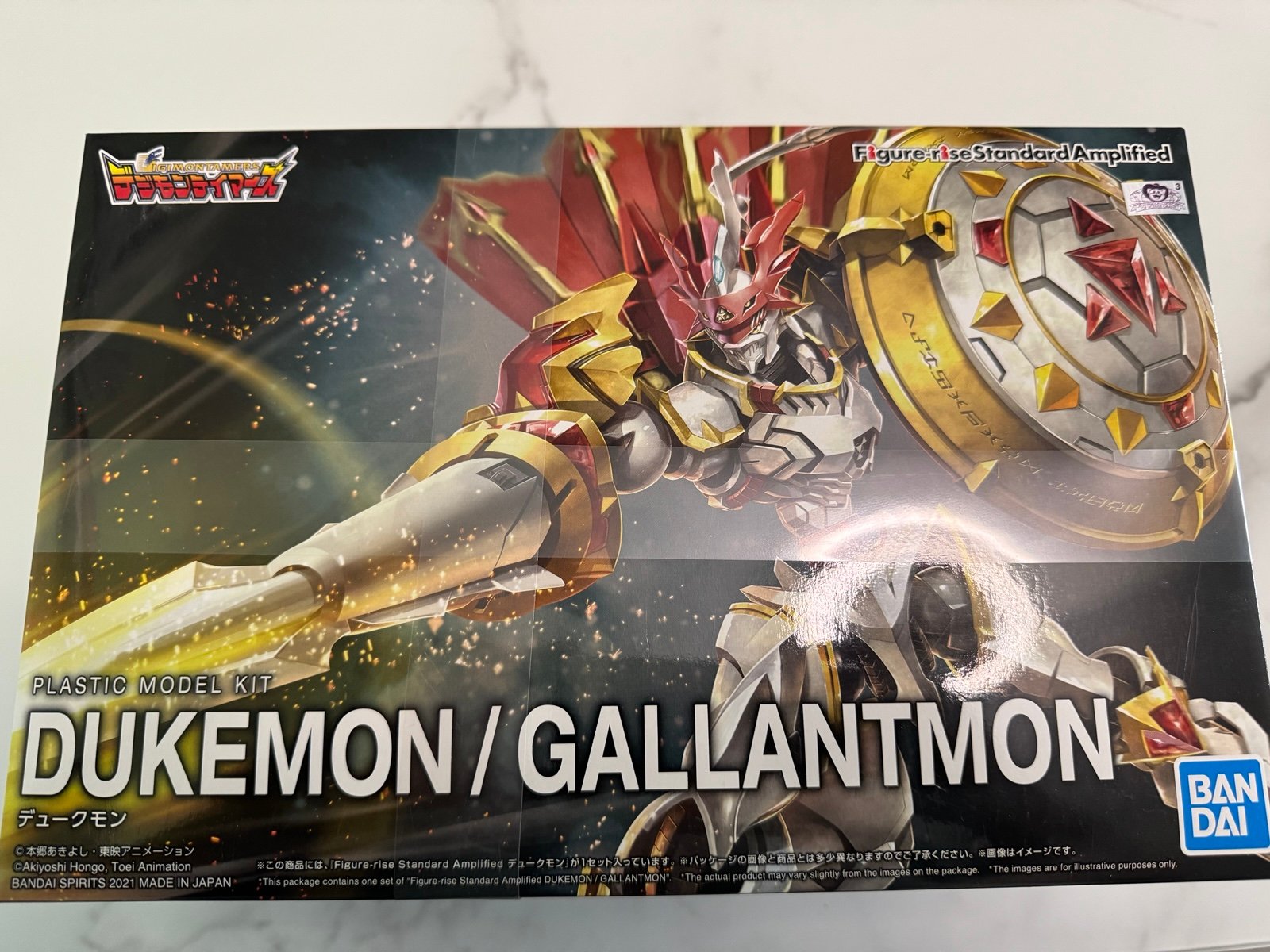 BANDAI Figure Rise Standard Digimon Dukemon / Gallantmon Amplified model kit New