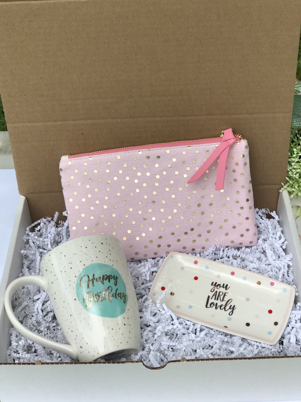 Birthday Gift Set Mug Pouch And Trinket