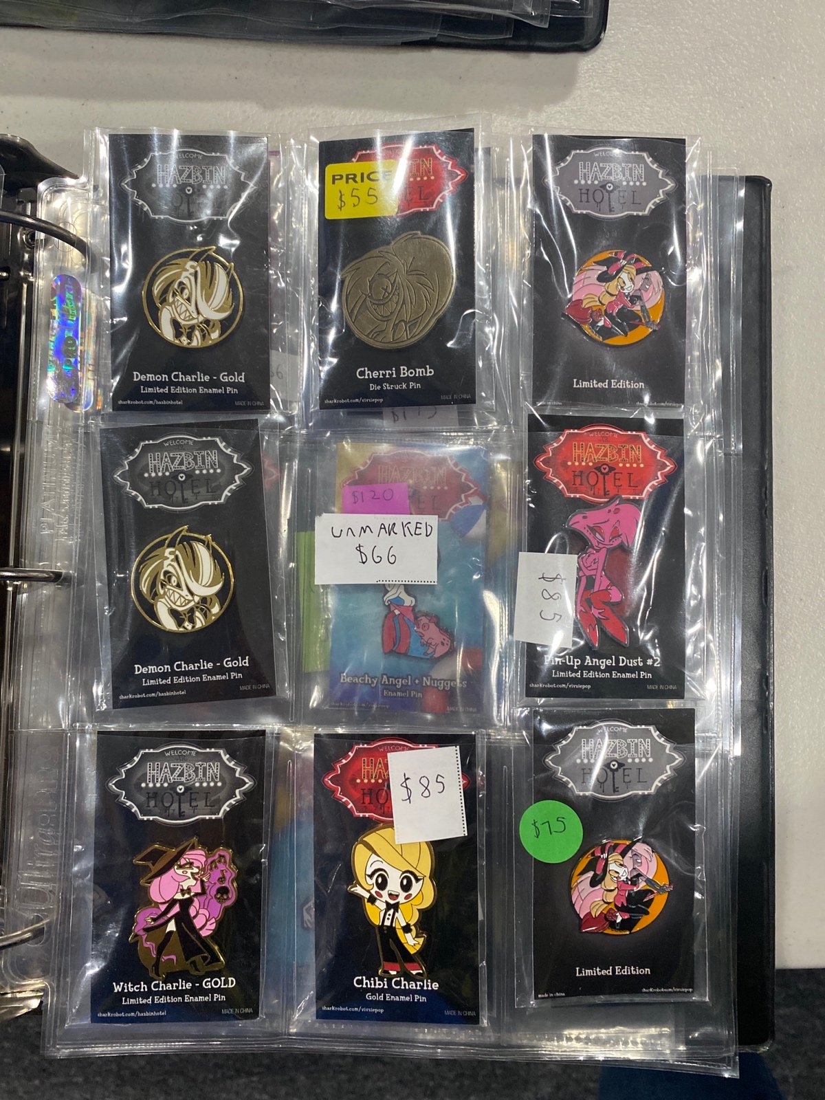 Hazbin hotel pins