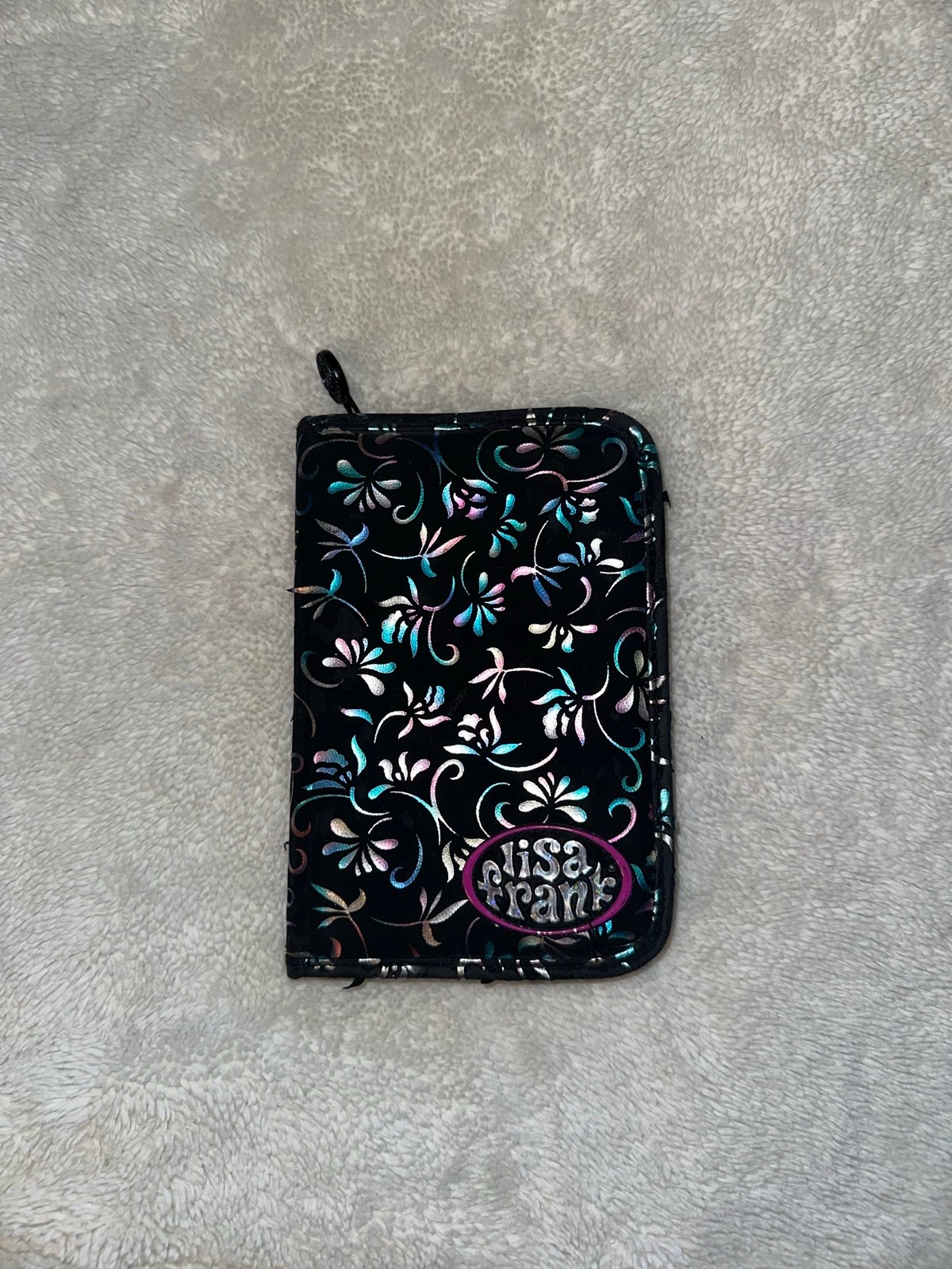 Lisa Frank Vintage Mini Zip Agenda/Address Book/Binder/Planner