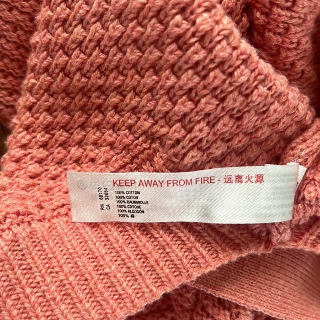 NEW hot Free People Beach Byron Pullover Oversized Sweater with Ties Coral S