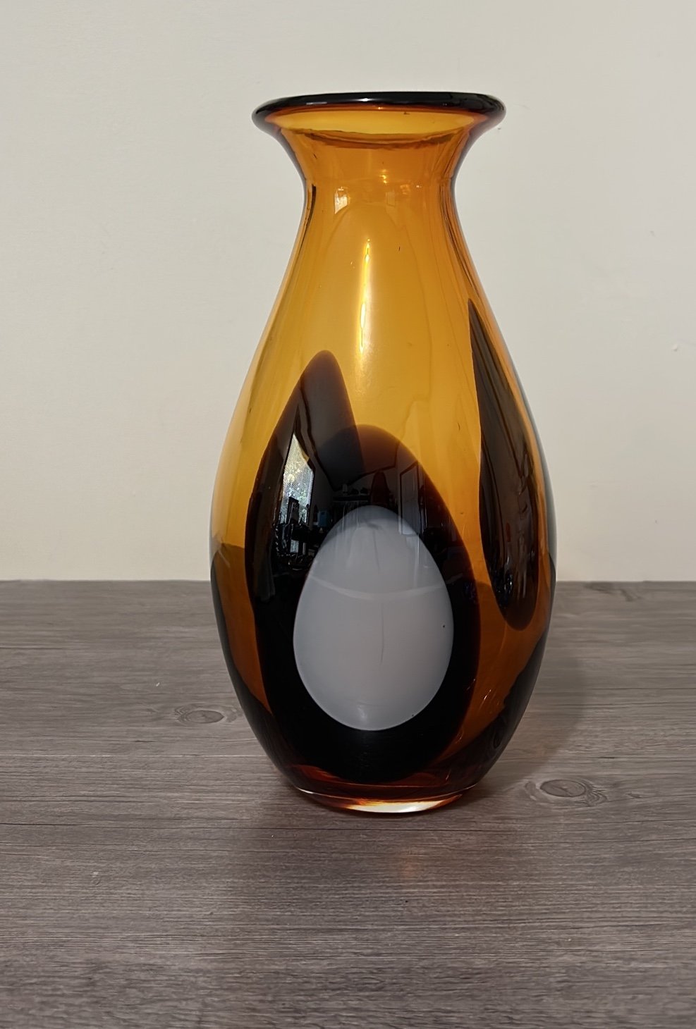 Beautiful spotted Amber Vase