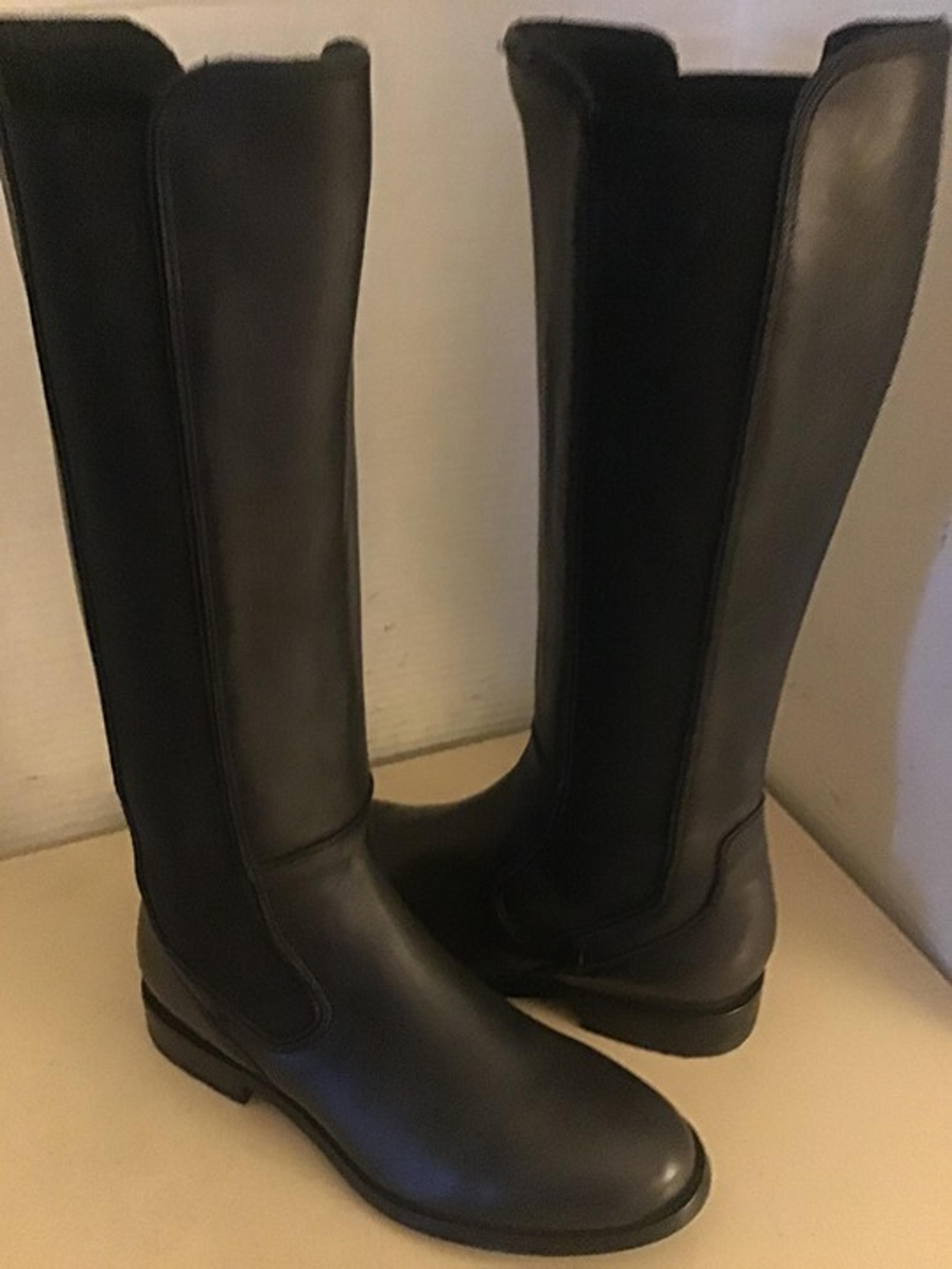 Wolverine 1000 women charcoal gray leather tall knee high Darcy riding boots  6